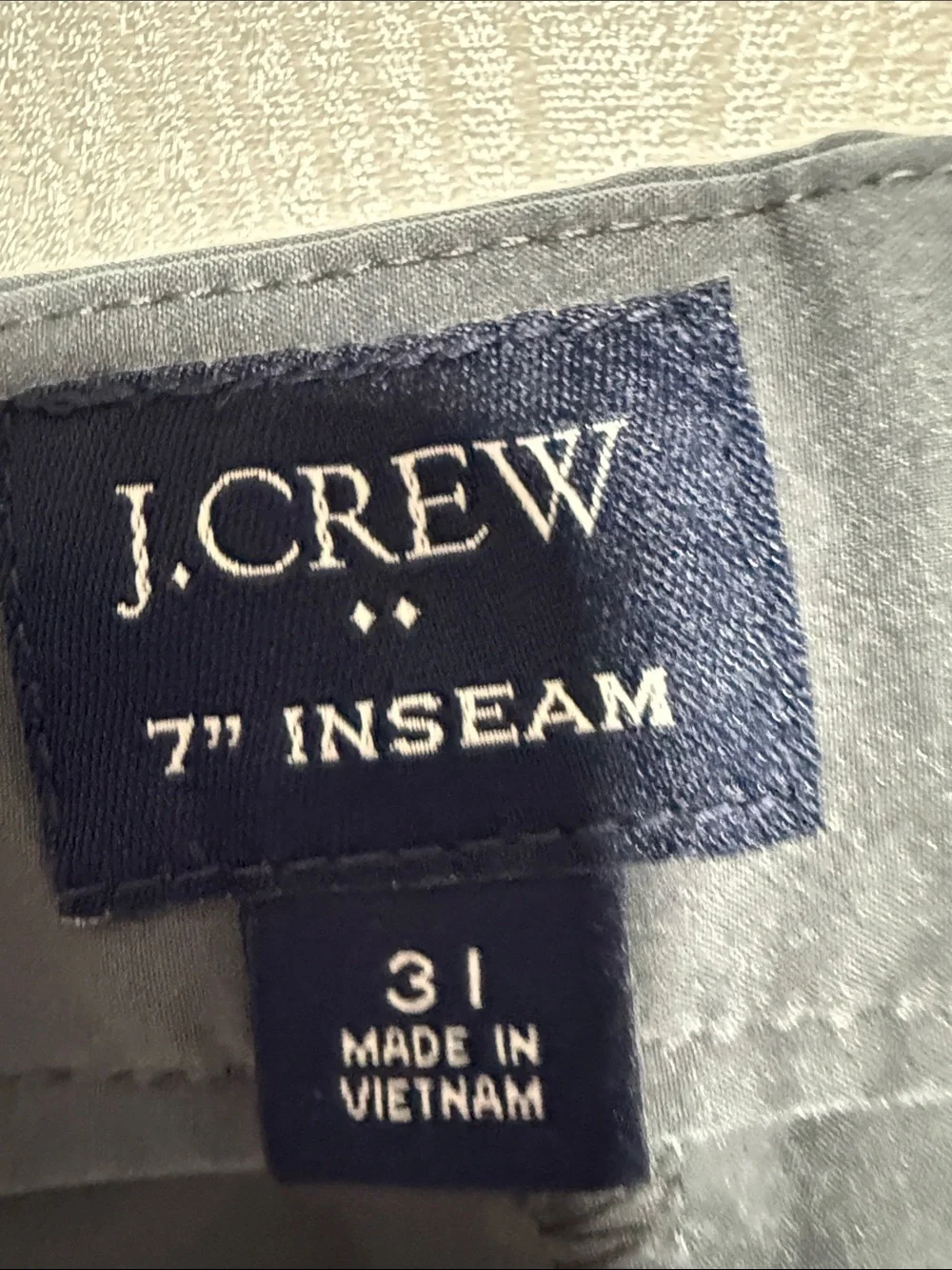 J.CREW Men's Gray Performance Shorts size 31 - Picture 6 of 12